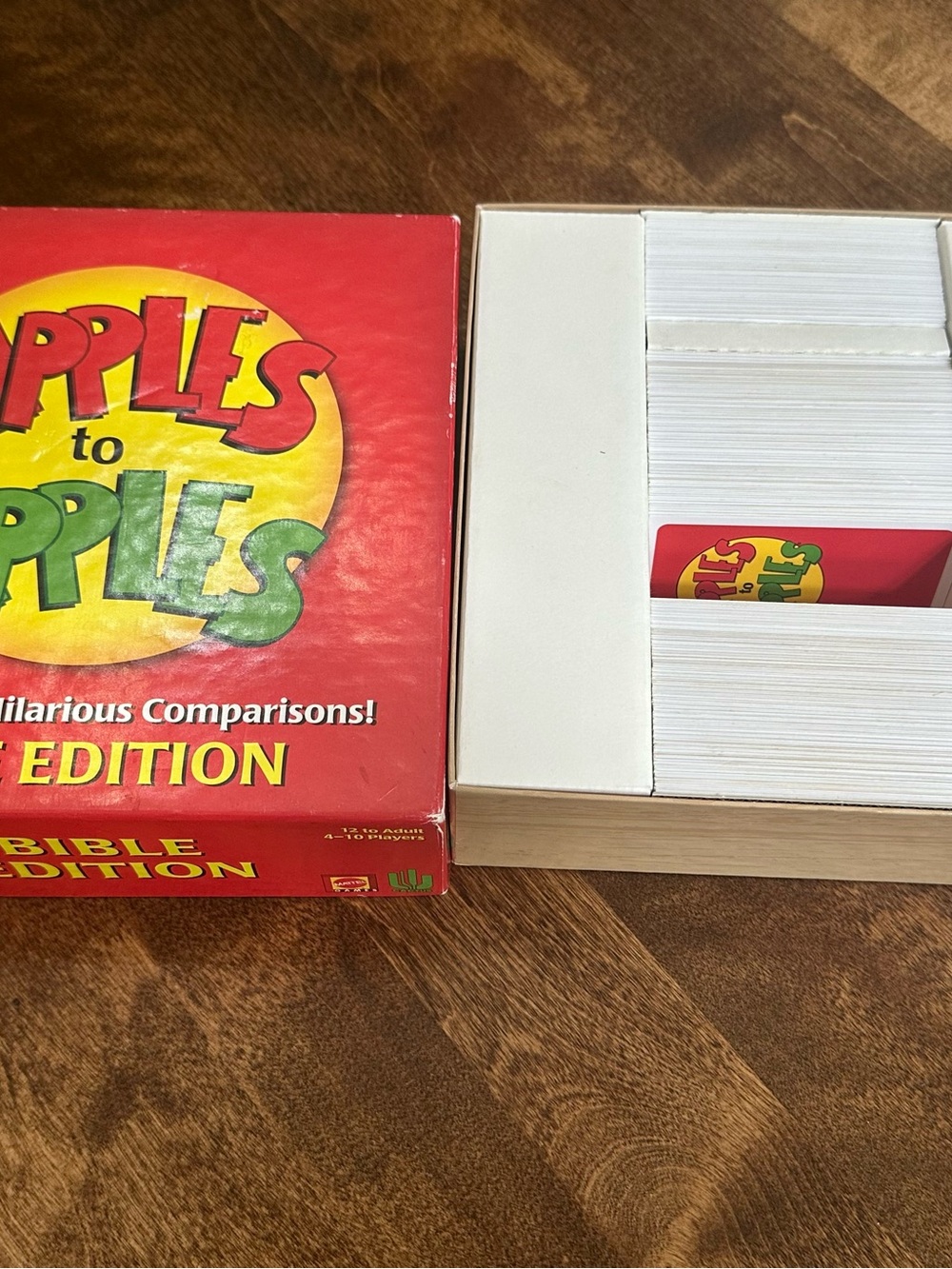 Mattel Apples to Apples Bible Edition Red Box Game - Picture 3 of 3